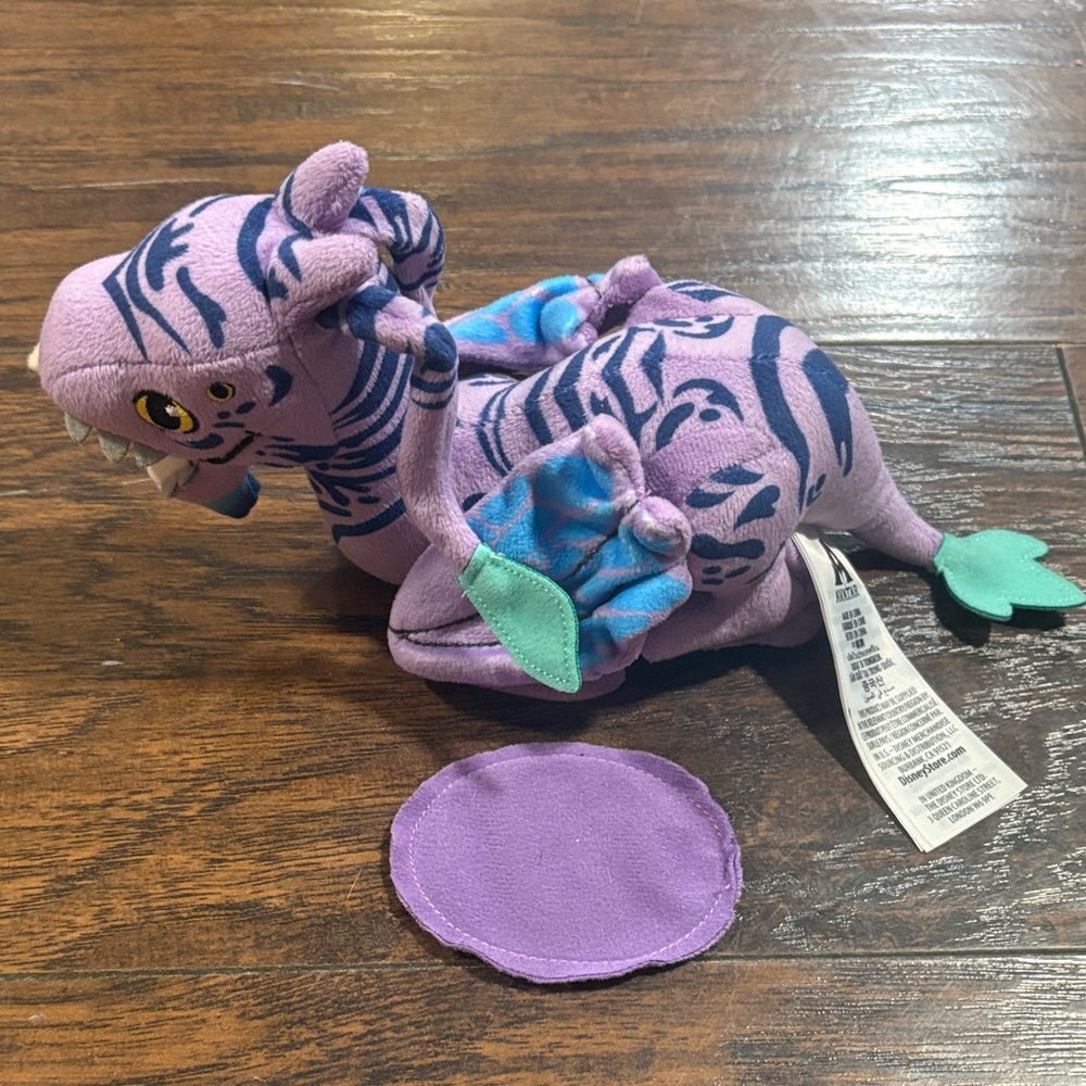 Disney Shoulder Plush - Avatar Pandora Purple Banshee Glow -Perfect condition